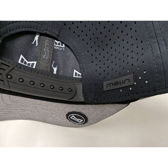 MELIN A-GAME HYDRO PHIL MICKELSON ON-COURSE BLACK TOUR CAP HAT 58 CM W/ BAG NEW - Picture 6 of 9